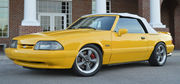 1993 Ford Mustang Yellow Feature Car